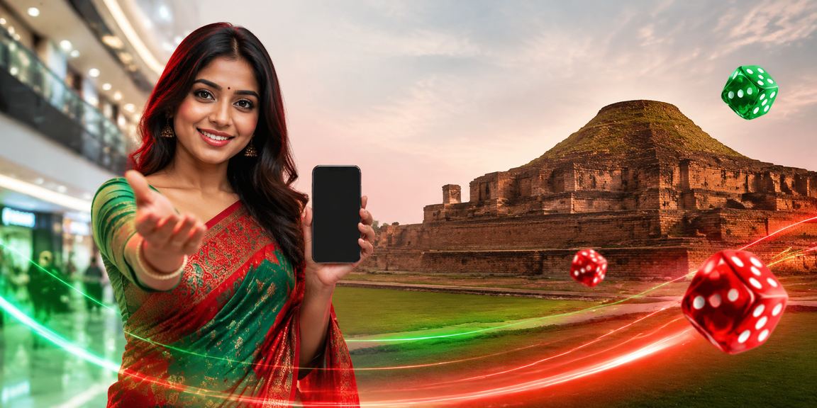 বাংলাদেশি ডাই গেমসের রঙিন লাল-সবুজ থিমে বাজি